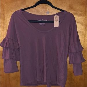 Maroon quarter sleeve